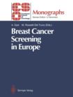 Image for Breast Cancer Screening in Europe
