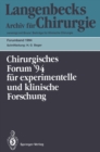 Image for 111. Kongre der Deutschen Gesellschaft fur Chirurgie Munchen, 5.-9. April 1994