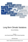 Image for Long-Term Climatic Variations : Data and Modelling