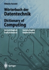 Image for Worterbuch Der Datentechnik / Dictionary of Computing: Englisch-deutsch / Deutsch-englisch English-german / German-english