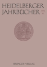 Image for Heidelberger Jahrbucher : 40