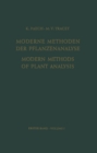 Image for Modern Methods of Plant Analysis/Moderne Methoden der Pflanzenanalyse : 1