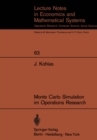 Image for Monte Carlo Simulation im Operations Research