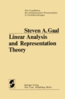Image for Linear Analysis and Representation Theory