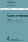 Image for The Apallic Syndrome