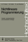 Image for Nichtlineare Programmierung