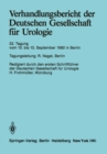 Image for Verhandlungsbericht Der Deutschen Gesellschaft Fur Urologie: 32. Tagung 10. Bis 13. September 1980, Berlin.