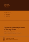 Image for Quantum Electrodynamics of Strong Fields: With an Introduction into Modern Relativistic Quantum Mechanics