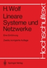 Image for Lineare Systeme und Netzwerke: Eine Einfuhrung