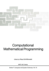 Image for Computational Mathematical Programming