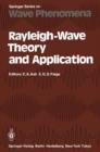 Image for Rayleigh-Wave Theory and Application