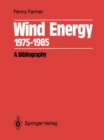 Image for Wind Energy 1975-1985: A Bibliography