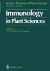 Image for Immunology in Plant Sciences
