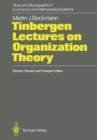 Image for Tinbergen Lectures on Organization Theory