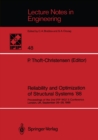 Image for Reliability and Optimization of Structural Systems &#39;88: Proceedings of the 2nd IFIP WG7.5 Conference London, UK, September 26-28, 1988