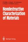 Image for Nondestructive Characterization of Materials