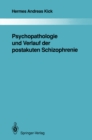 Image for Psychopathologie und Verlauf der postakuten Schizophrenie : 63