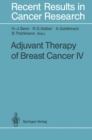 Image for Adjuvant Therapy of Breast Cancer IV