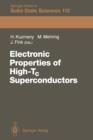 Image for Electronic Properties of High-Tc Superconductors