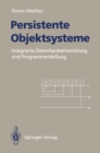 Image for Persistente Objektsysteme: Integrierte Datenbankentwicklung und Programmerstellung