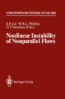 Image for Nonlinear Instability of Nonparallel Flows: IUTAM Symposium Potsdam, NY, USA July 26 - 31, 1993
