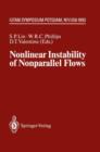 Image for Nonlinear Instability of Nonparallel Flows : IUTAM Symposium Potsdam, NY, USA July 26 – 31, 1993