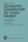 Image for Verhandlungen der Deutschen Gesellschaft fur innere Medizin: Dreiundachtzigster Kongre gehalten zu Wiesbaden vom 17. - 21. April 1977