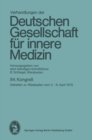 Image for Verhandlungen Der Deutschen Gesellschaft Fur Innere Medizin: Vierundachtzigster Kongre Gehalten Zu Wiesbaden Vom 2.-6. April 1978