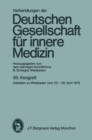 Image for Verhandlungen Der Deutschen Gesellschaft Fur Innere Medizin: Funfundachtzigster Kongre Gehalten Zu Wiesbaden Vom 22.-26. April 1979