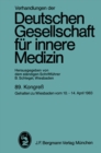 Image for Verhandlungen Der Deutschen Gesellschaft Fur Innere Medizin: Kongre, 10.-14. April 1983, Wiesbaden