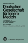 Image for Verhandlungen Der Deutschen Gesellschaft Fur Innere Medizin: Kongre Gehalten Zu Wiesbaden Vom 6. Bis 10. April 1986