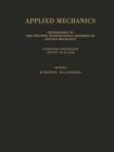 Image for Applied Mechanics: Proceedings of the Twelfth International Congress of Applied Mechanics, Stanford University, August 26-31, 1968