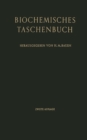 Image for Biochemisches Taschenbuch