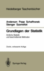 Image for Grundlagen der Statistik: Amtliche Statistik und beschreibende Methoden