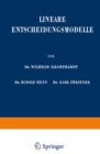 Image for Lineare Entscheidungsmodelle