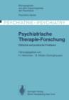 Image for Psychiatrische Therapie-Forschung