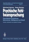 Image for Psychische Fehlbeanspruchung