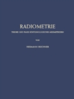 Image for Radiometrie: Theorie und Praxis Rontgenologischer Messmethoden