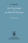 Image for Zur Psychologie Des Produktiven Denkens