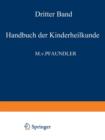 Image for Handbuch der Kinderheilkunde