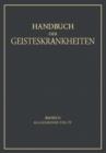 Image for Handbuch der Geisteskrankheiten