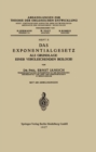 Image for Das Exponentialgesetz als Grundlage einer Vergleichenden Biologie: Heft II