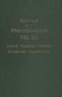 Image for Handbuch der Experimentellen Pharmakologie: Achter Band