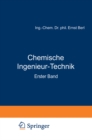 Image for Chemische Ingenieur-Technik: Erster Band