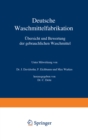 Image for Deutsche Waschmittelfabrikation: Ubersicht Und Bewertung Der Gebrauchlichen Waschmittel