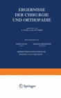 Image for Ergebnisse Der Chirurgie Und Orthopadie: Siebenundzwanzigster Band