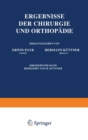 Image for Ergebnisse Der Chirurgie Und Orthopadie: Dreizehnter Band