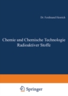 Image for Chemie Und Chemische Technologie Radioaktiver Stoffe