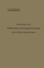 Image for Einfuhrung in Die Differential- Und Integralrechnung Nebst Differentialgleichungen