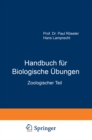 Image for Handbuch fur Biologische Ubungen: Zoologischer Teil